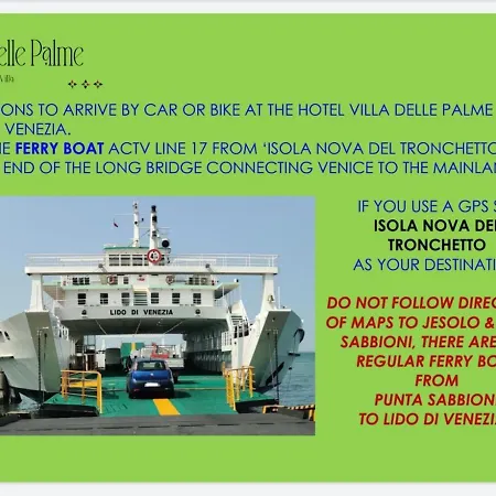 Delle Palme 3* Venedik-Lido